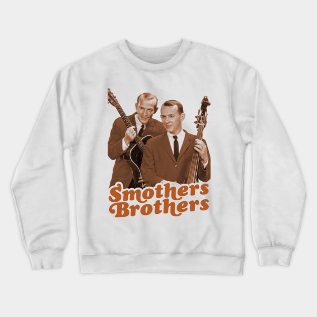 The Smothers Brothers Sepia Tribute Crewneck Sweatshirt by darklordpug